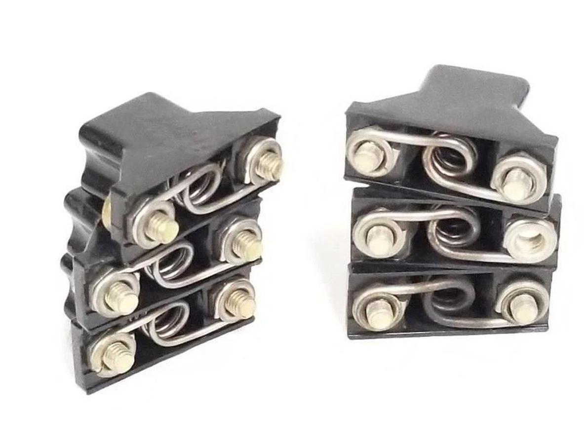 Used LOT OF 6 ALLEN BRADLEY HEATER ELEMENTS (3) N28 , (3) N19
