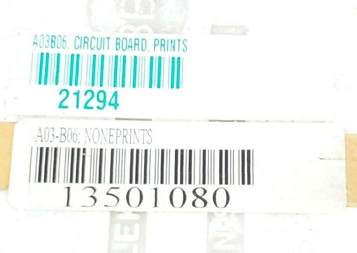 Used NEW BROWN BOVERI XZ 921a-E CIRCUIT BOARD, NR. B 1527840, A03B06, TYP XZ921AE