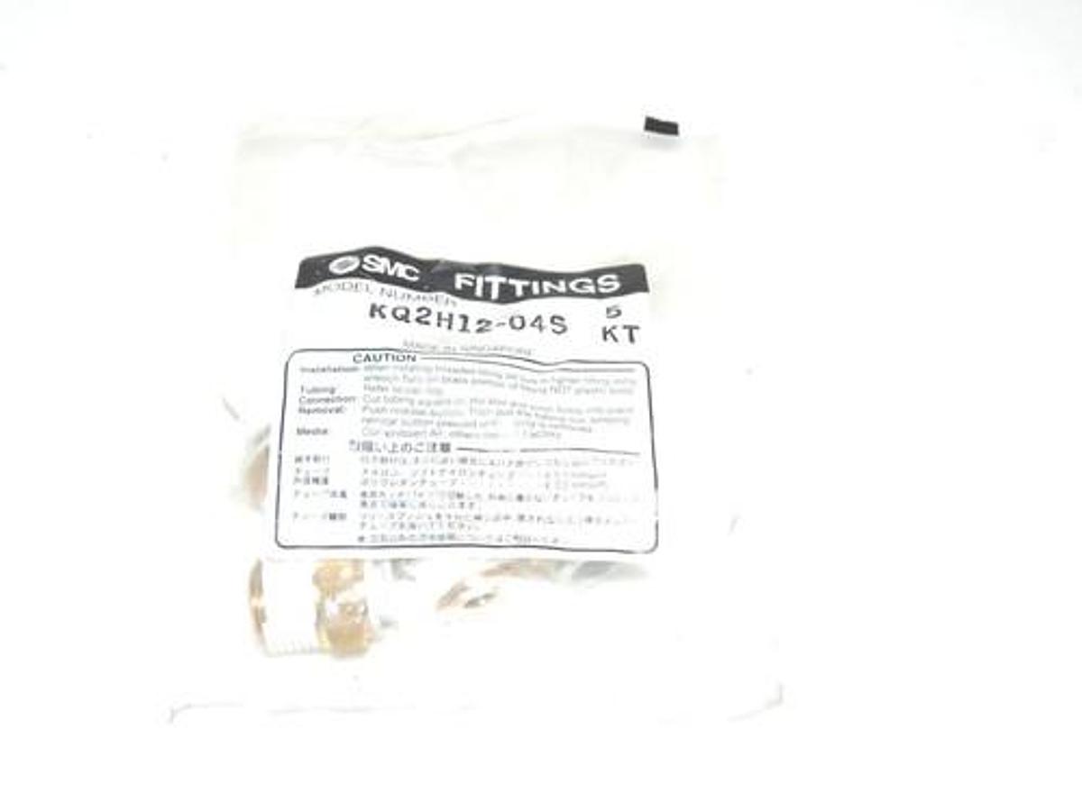 LOT OF 20 NIB SMC KQ2H12-04S 12MM BRASS FITTINGS KQ2H1204S