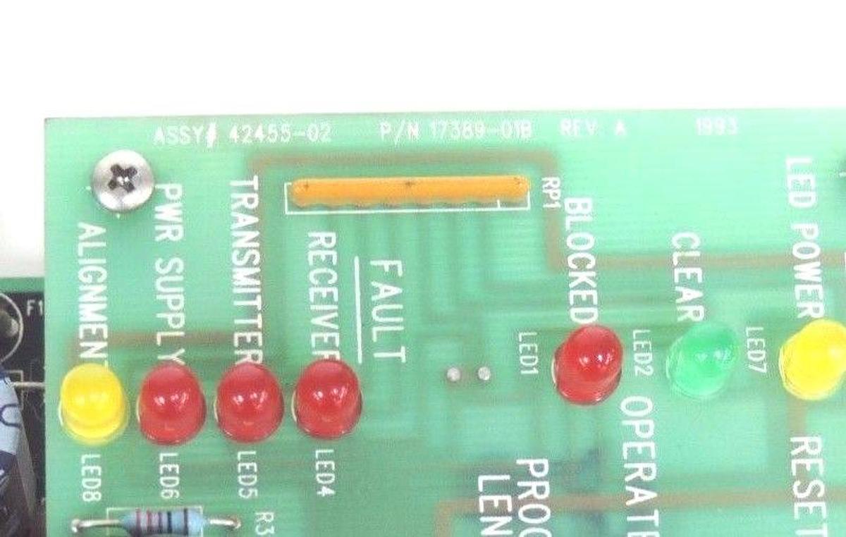 Used STI 17455-01 MINI FB LOGIC BOARD REV. C, 42705-01 W/ 17389-01B REV. A CONTROL