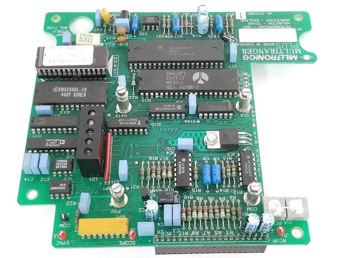 Used MILLTRONICS 5101982 MULTIRANGER PLUS BOARD ML 5101982 1 R24