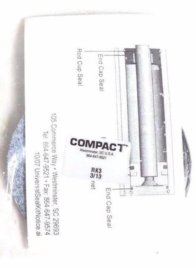 NIB COMPACT RK3 3/13 CYLINDER REPAIR KIT RK3313
