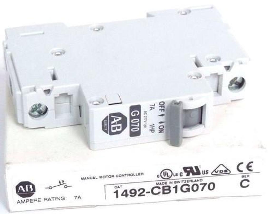 NIB ALLEN BRADLEY 1492-CB1G070 CIRCUIT BREAKER 1492CB1G070 SER. C