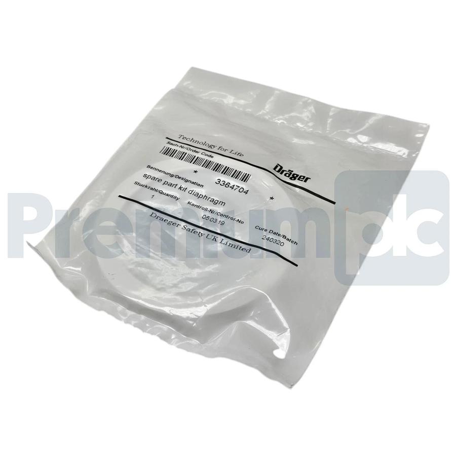 Used Dräger | Drager 3364704 Spare Part Kit Diaphragm for Breathing Equipment NSFS