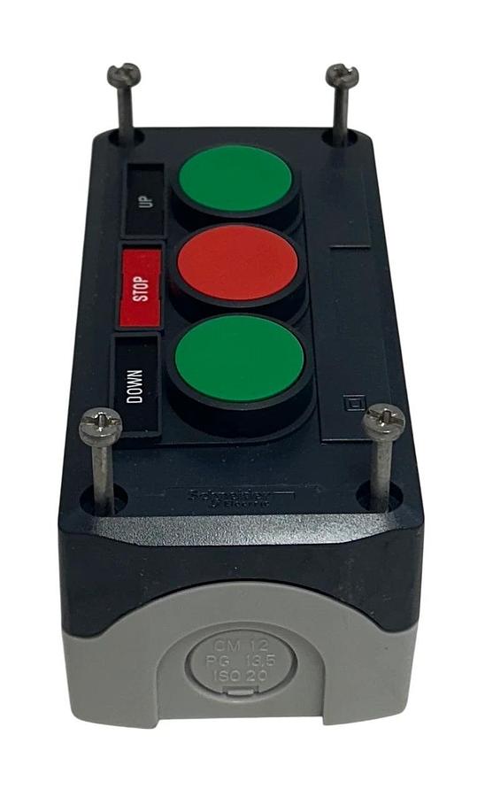 SCHNEIDER ELECTRIC XALD321H29H7 COMPLETE CONTROL STATION 3-BUTTON HARMONY NSMP