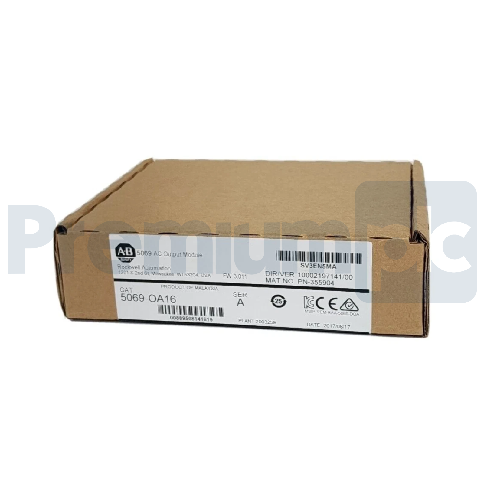Allen Bradley 5069-OA16 /A Compact 5000 I/O AC Output Module 16CH 120/240V NSFS