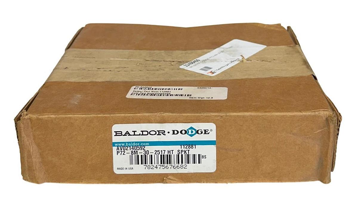 BALDOR DODGE P72-8M-30-2517 HT SPKT / 112881 HIGH-TORQUE SPROCKET 8mm NSMP
