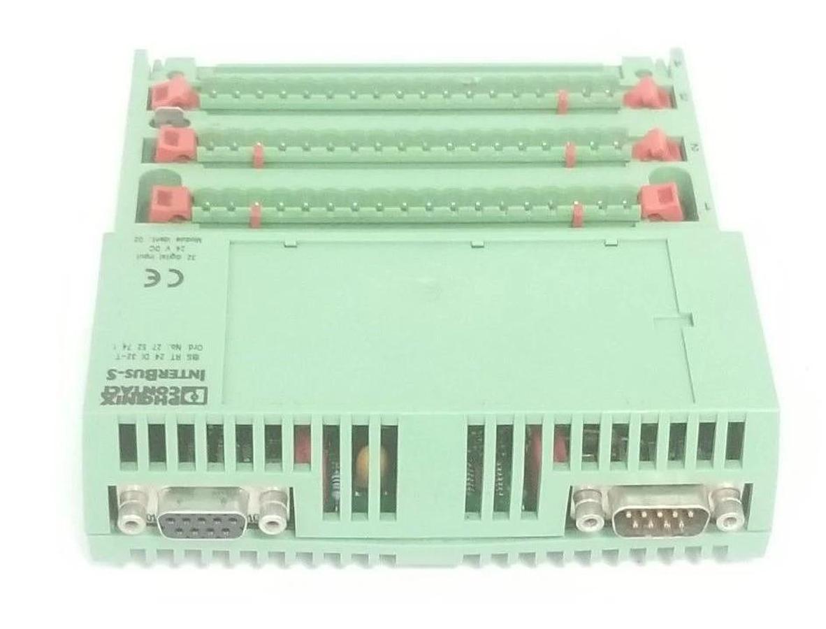 Used PHOENIX CONTACT 2752741 INPUT MODULE INTERBUS IBS RT 24 DI 32-TPHOENIX CONTACT 2