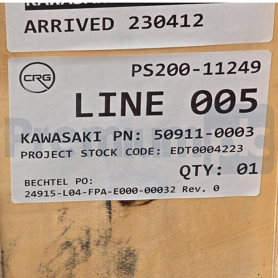 Kawasaki 50911-0003 RS80N Robot Wrist Assembly 509110003 | Genuine OEM NSMP