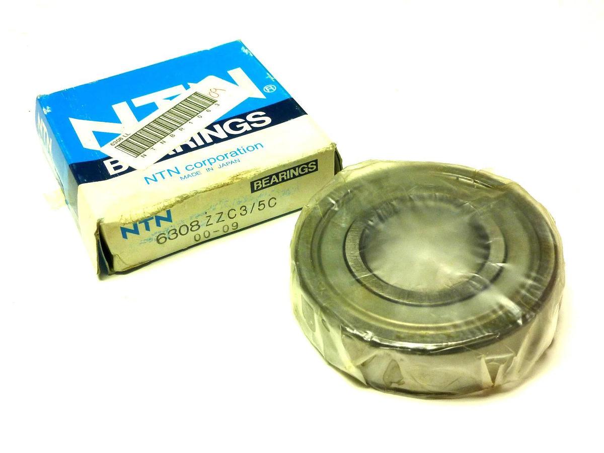 Used NIB NTN 6308ZZC3/5C DEEP GROVE BALL BEARING