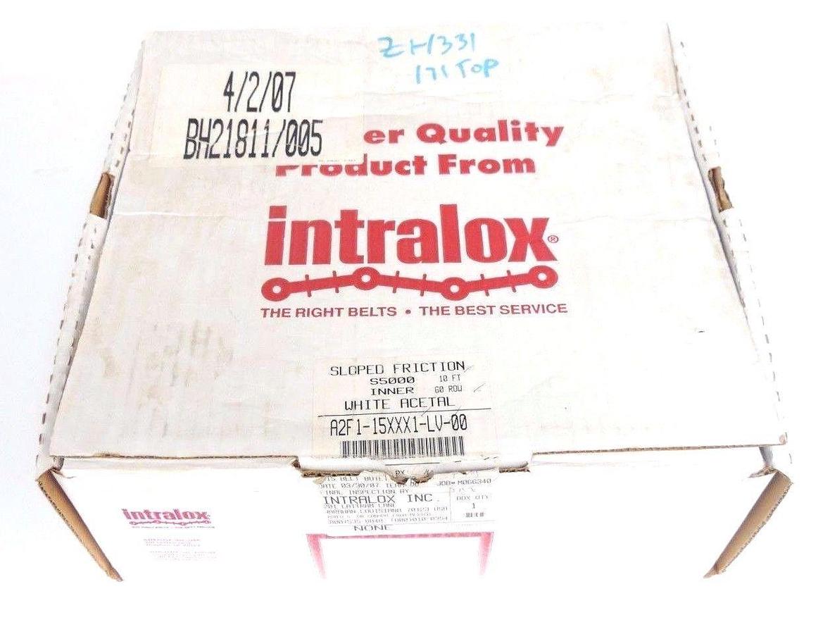 NIB INTRALOX A2F1-15XXX1-LV-00 S5000 10' SLOPED FRICTION BELT A2F115XXX1LV00