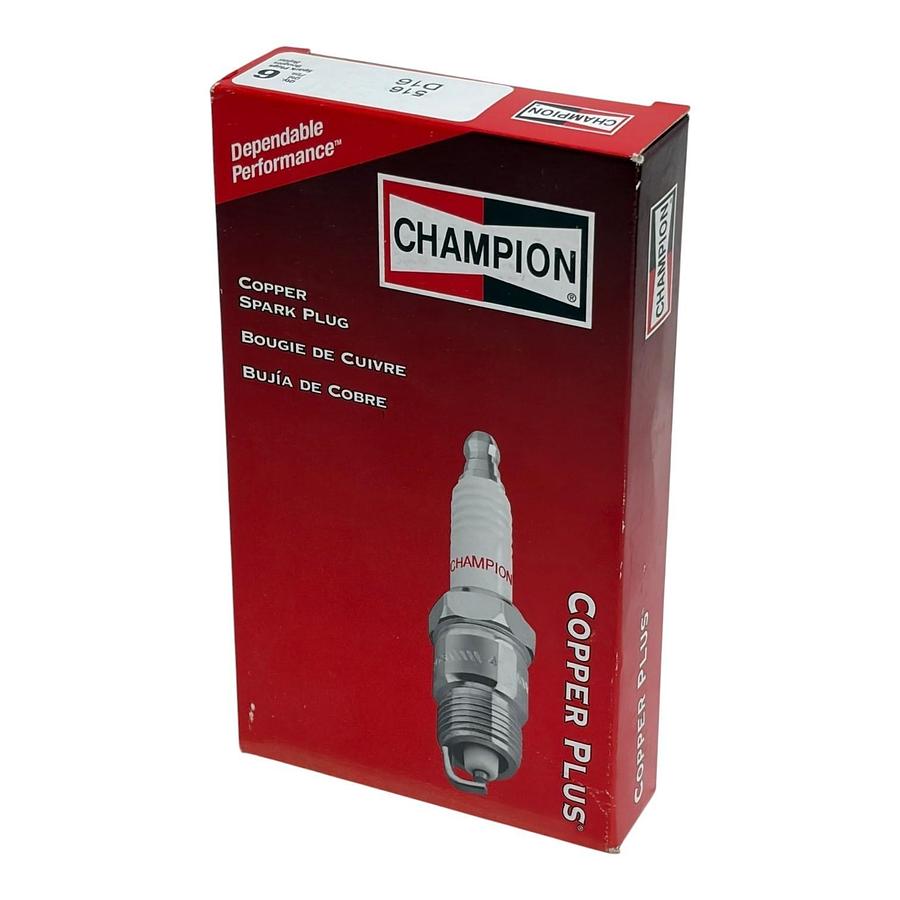 Used Pack of 6 Champion D16 516 Copper Plus Automotive Spark Plugs New