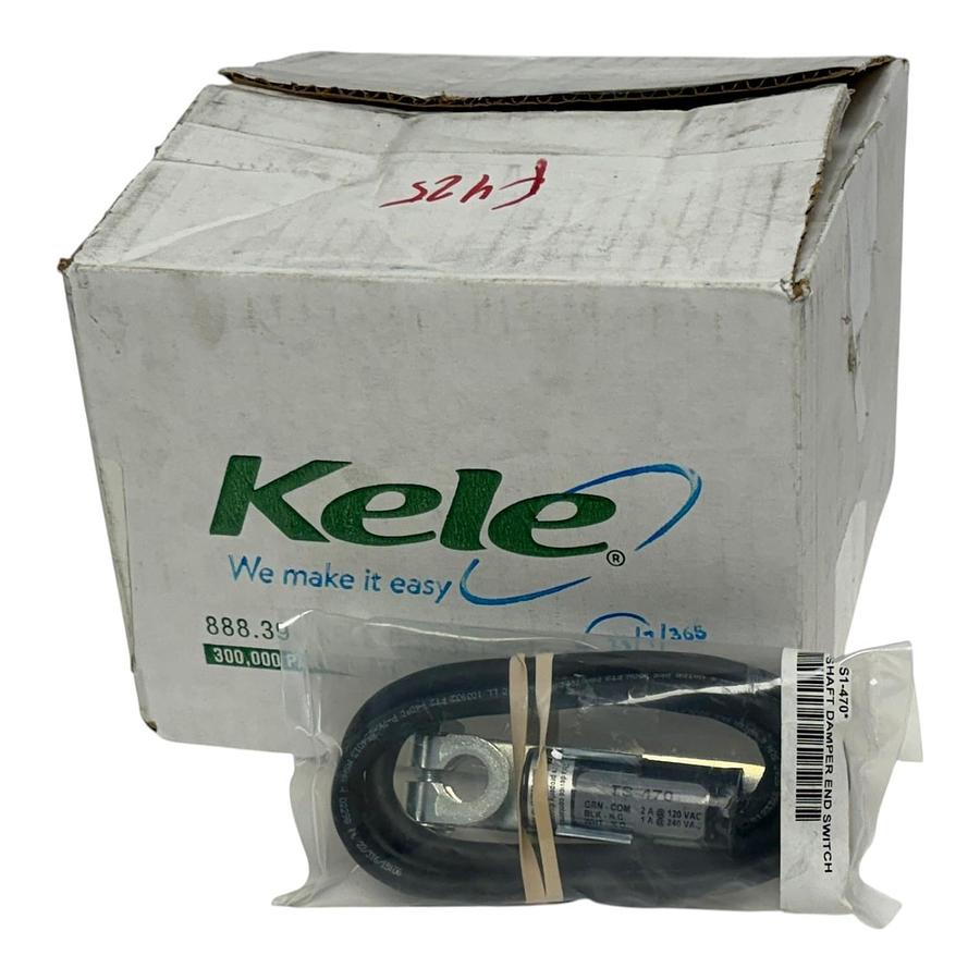 Kele TS-1-470 1" Shaft Damper End Switch Position Feedback New Sealed