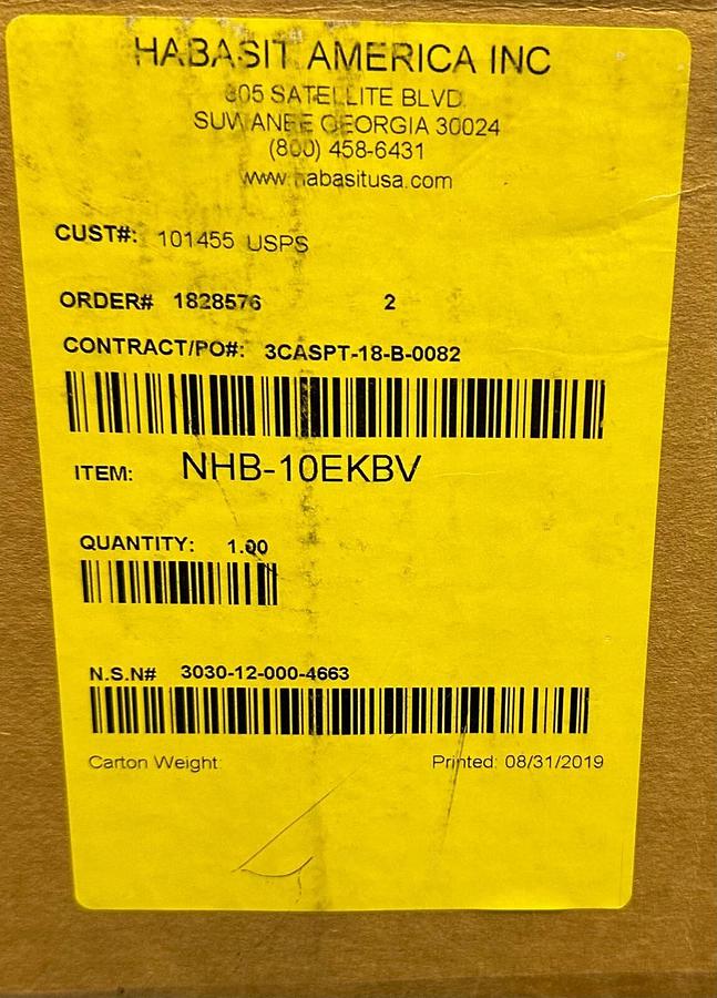 NEW HABASIT AMERICA NHB-10EKBV / NHB10EKBV CONVEYOR BELT