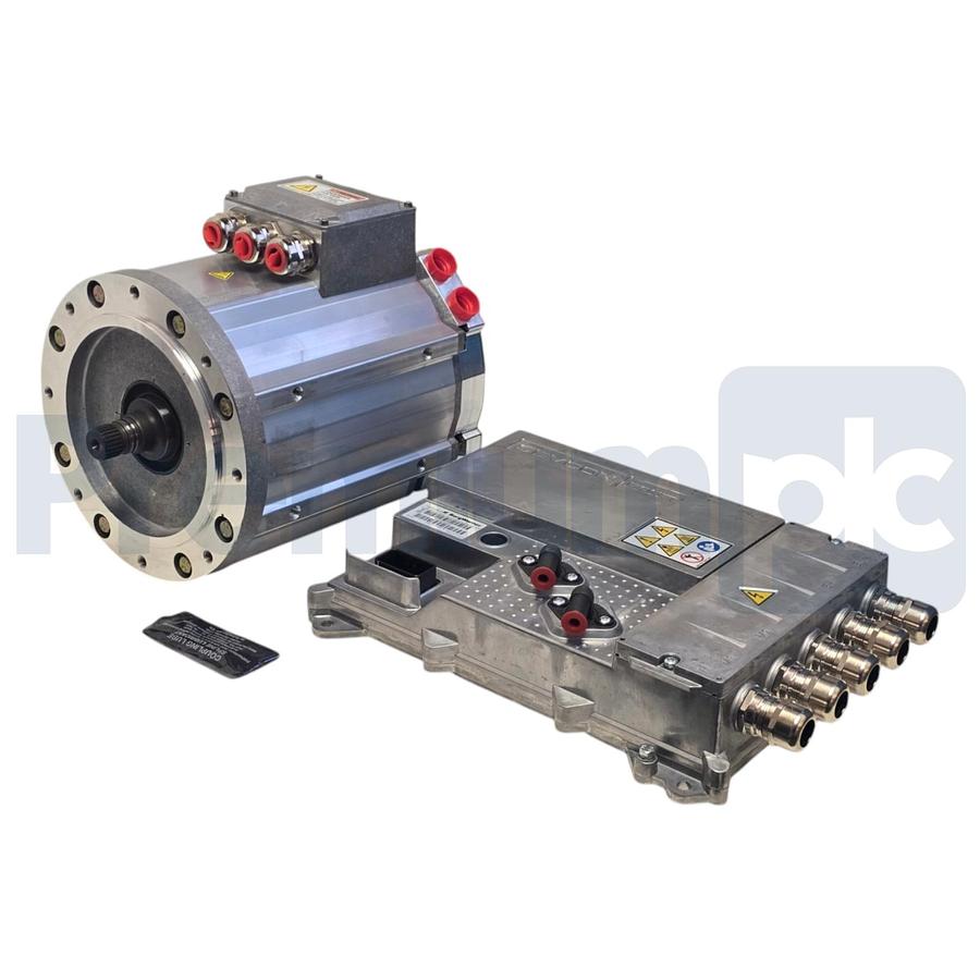 Used Parker GVM210100M6WRAATA1G | GVM210 Traction Motor & Sevcon 636A34901 Controller