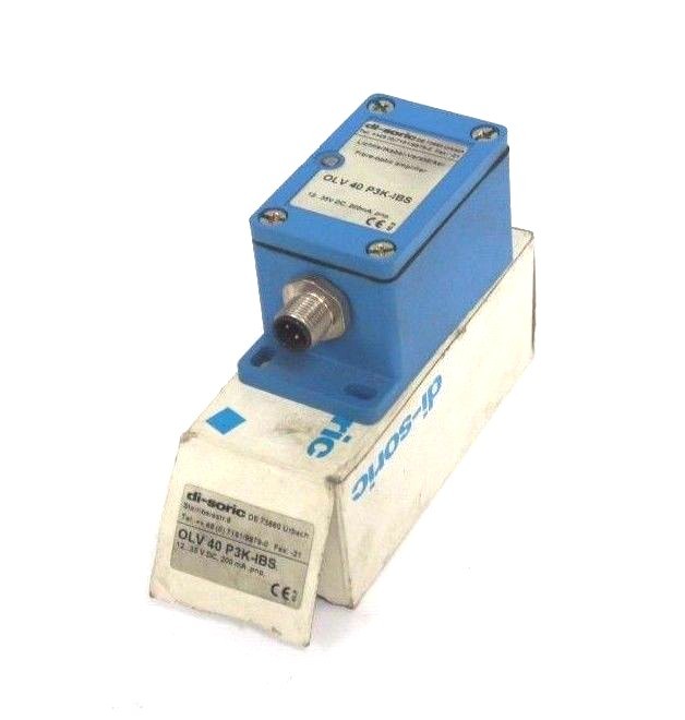 Used NIB DI SORIC OLV 40 P3K-IBS FIBER OPTIC AMPLIFIER 12...35VDC, 200mA, OLV40P3KIBS
