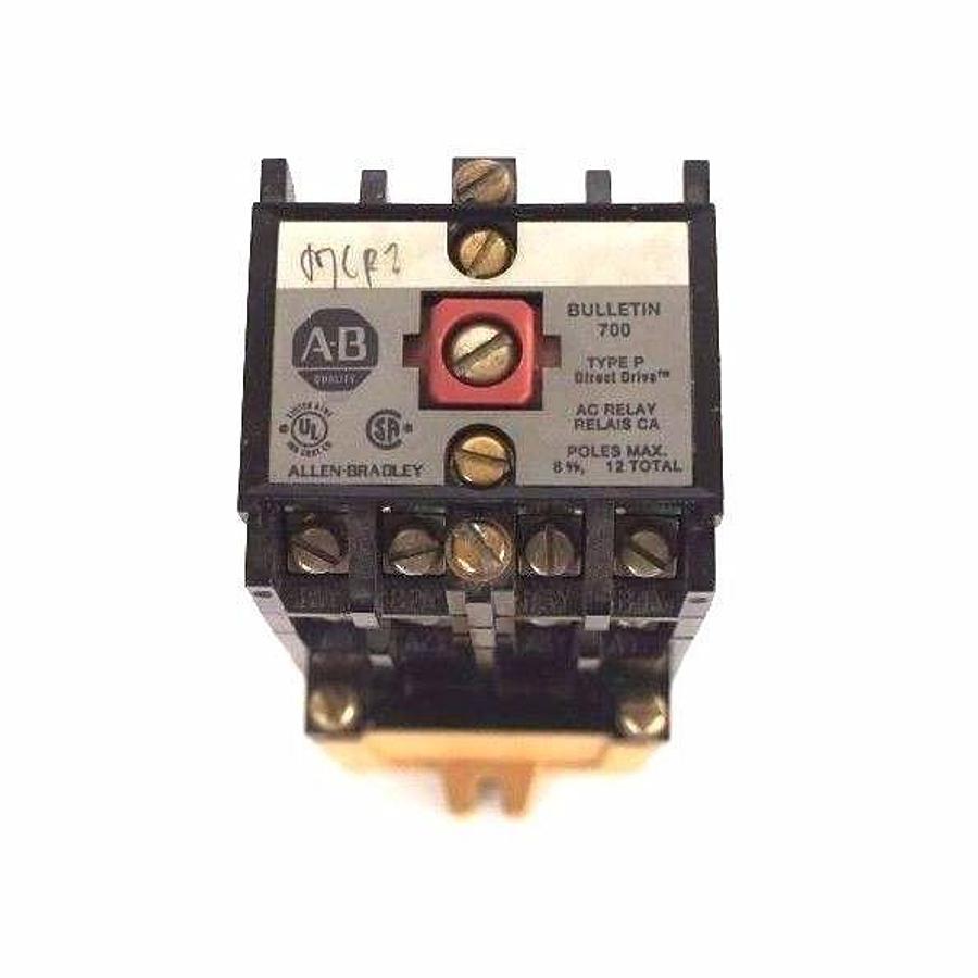 Used ALLEN BRADLEY 700-P800A1 TYPE P CONTROL RELAY SER B, 700P800A1