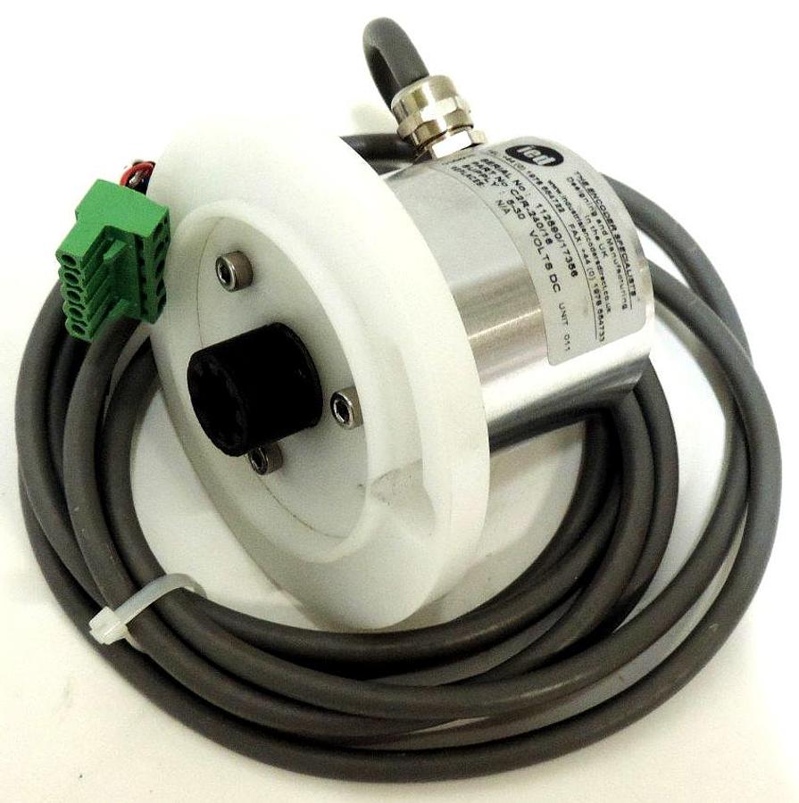 Used IED ENCODER C2R-240/16, SUPPLY: 5-30 VDC W/ MOUNTING FLANGE