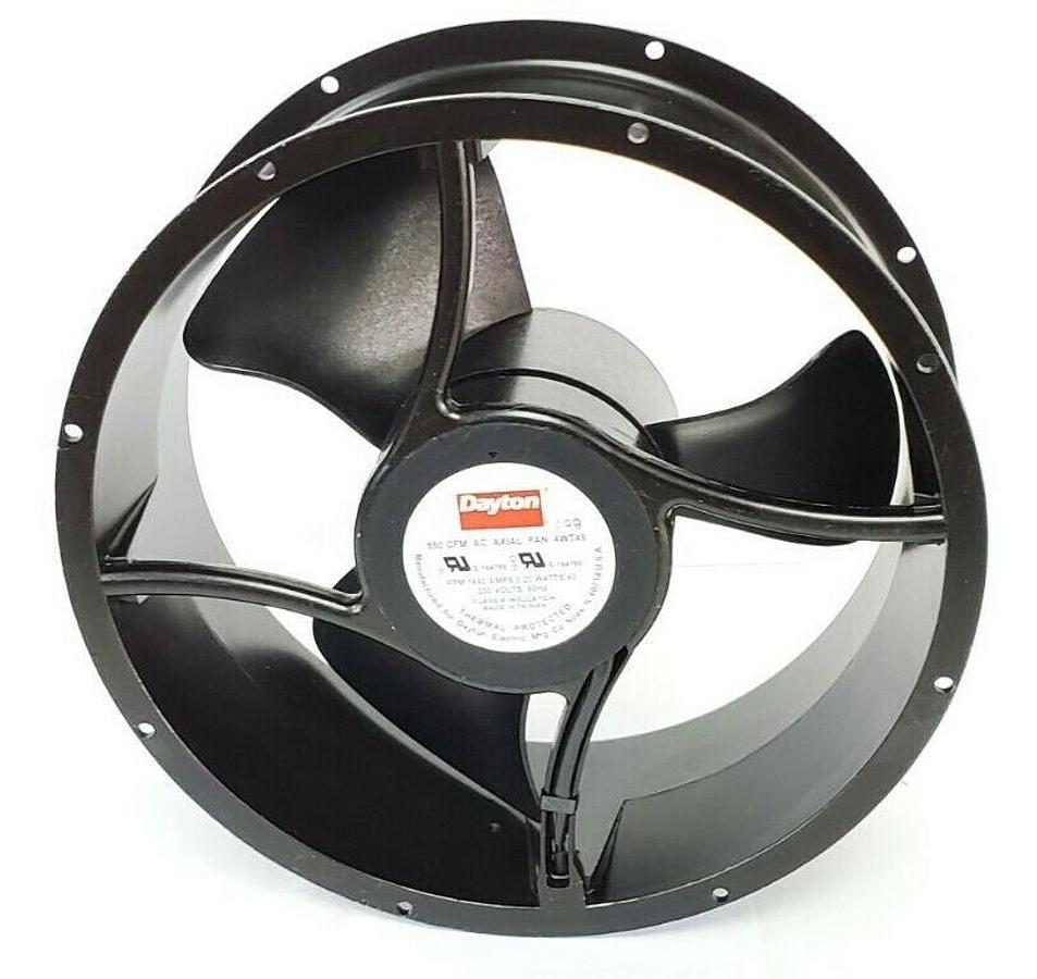 Used DAYTON 4WT45 550 CFM AC AXIAL FAN RPM 1650 AMPS 0.20 WATTS 43