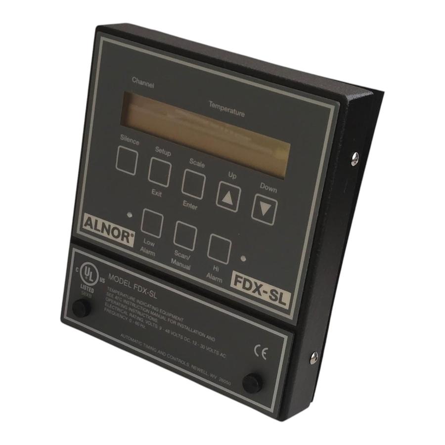 Used ALNOR FDX-SL Scanning Pyrometer | 30-Ch Temperature Indicator 605-500-030 NSMP