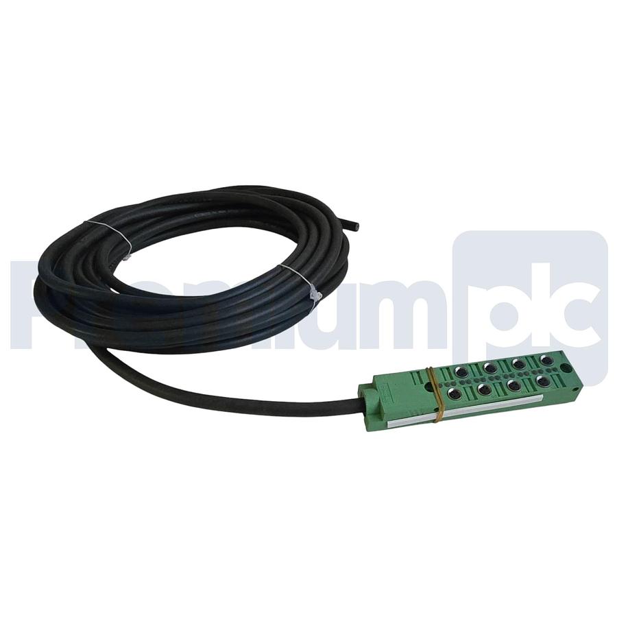 Used Phoenix Contact 1516124 | SACB-8/4-L-10,0PUR-M8 Sensor Actuator Box 8-Slot 10m