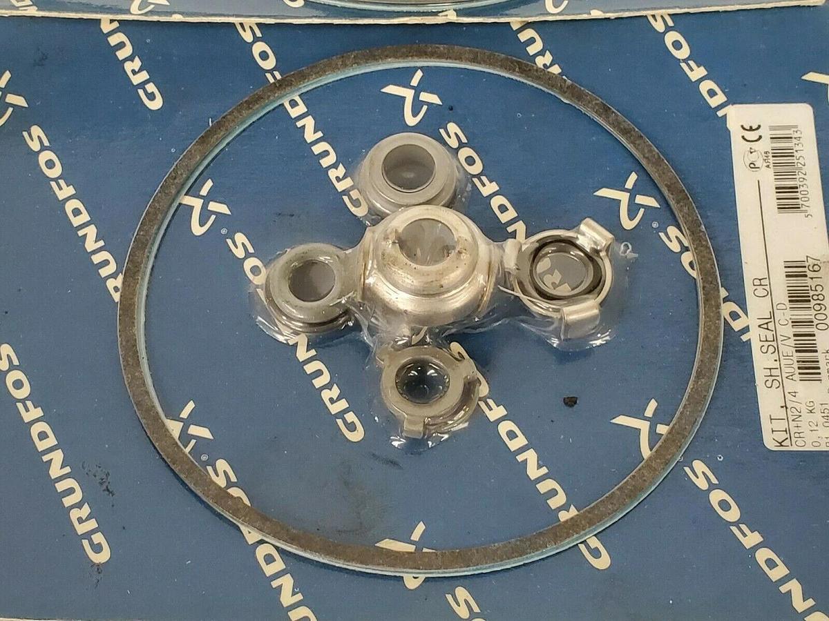 Used LOT OF 2 NEW GRUNDFOS 00985167 KIT, SH. SEAL CR CR+N2/4 AUUE/V C-D