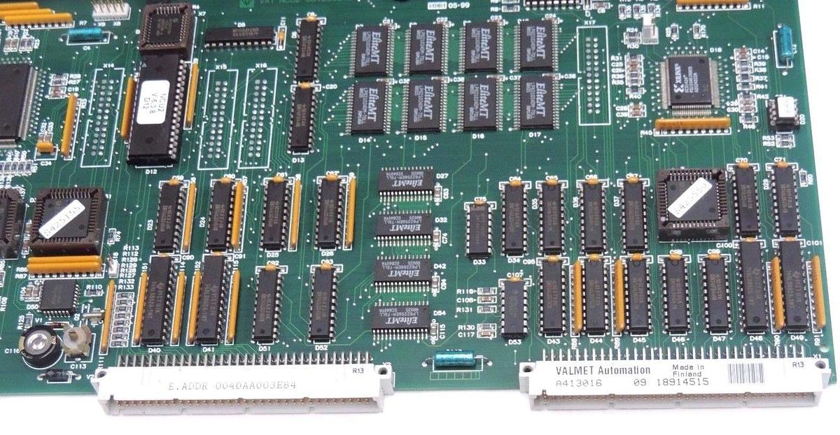 Used METSO VALMET AUTOMATION A413016 NCU2 09 MODEL 17 BOARD