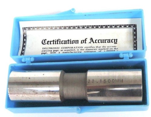 NEW DELTRONIC CLASS X STANDARDS 22.1500 MM GAGE PIN