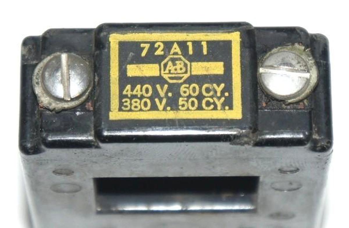 Used ALLEN BRADLEY 72A11 COIL 380-440 V, 50/60 HZ, 72-A11