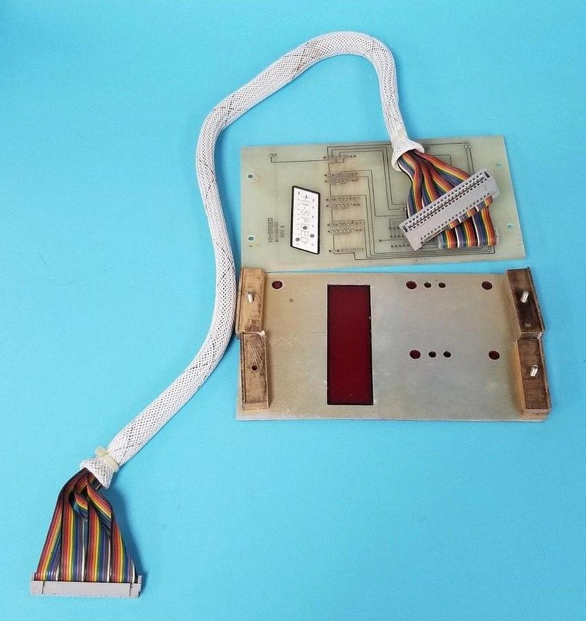 Used HI-SPEED B-2-65-101 REV. B WEIGHT FEEDBACK MODULE BOARD & DISPLAY PANEL B265101