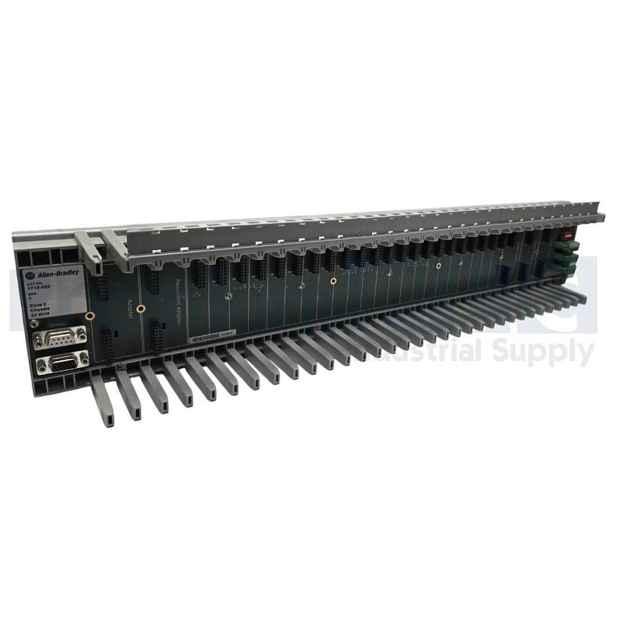 Used USED ALLEN BRADLEY 1719-A22 /A EX I/O 22-SLOT ZONE-2 BASE CHASSIS 1719A22
