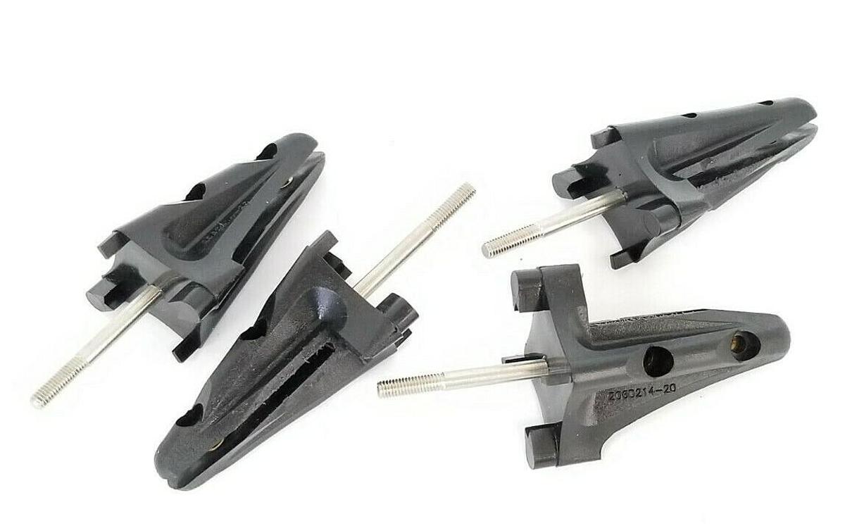 Used LOT OF 4 NEW GENERIC 206D214-20 GUIDE HOLDER ENDS 206D21420