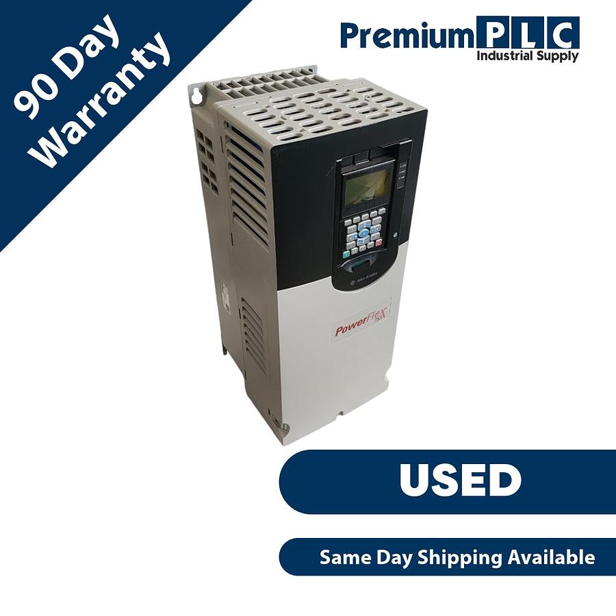 Used ALLEN BRADLEY 20F11ND034AA0NNNNN /A POWERFLEX 753 AC DRIVE 480VAC/3PH/34A/25HP