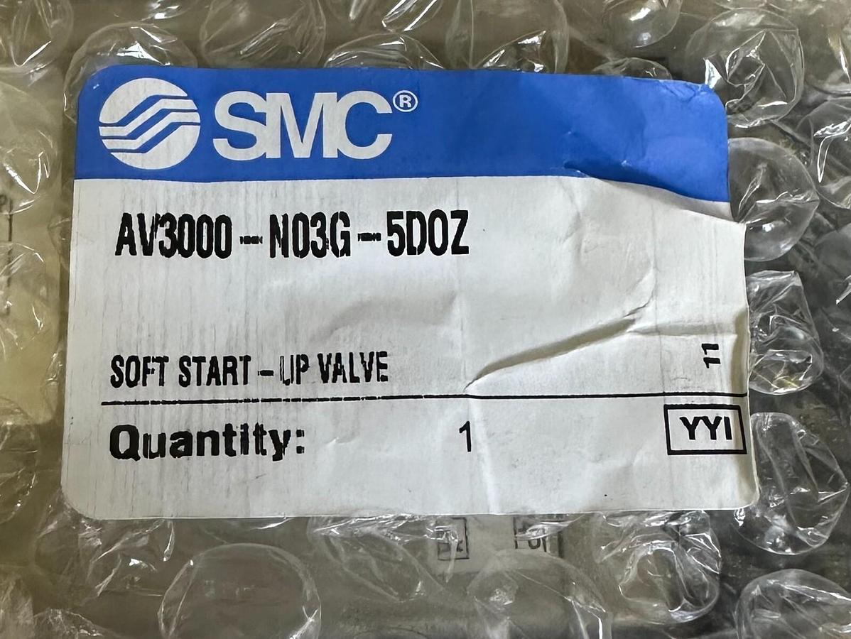 Used NEW SMC AV3000-N03G-5DOZ / AV3000N03G5DOZ SOFT START-UP VALVE