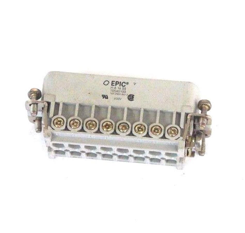 Used NEW HARTING 10540100 PLUG CONNECTOR 16A, 250V