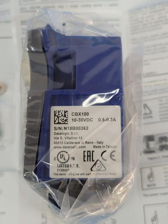 Used NEW DATALOGIC 93A301067 CBX100 CONNECTION BOX COMPACT