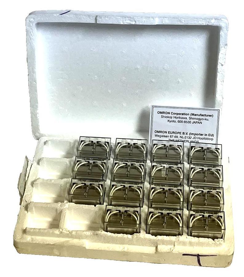 Lot of 15 Omron LY4-DC24 Power Relays | 24VDC 10A 4PDT | New Surplus Partial Box