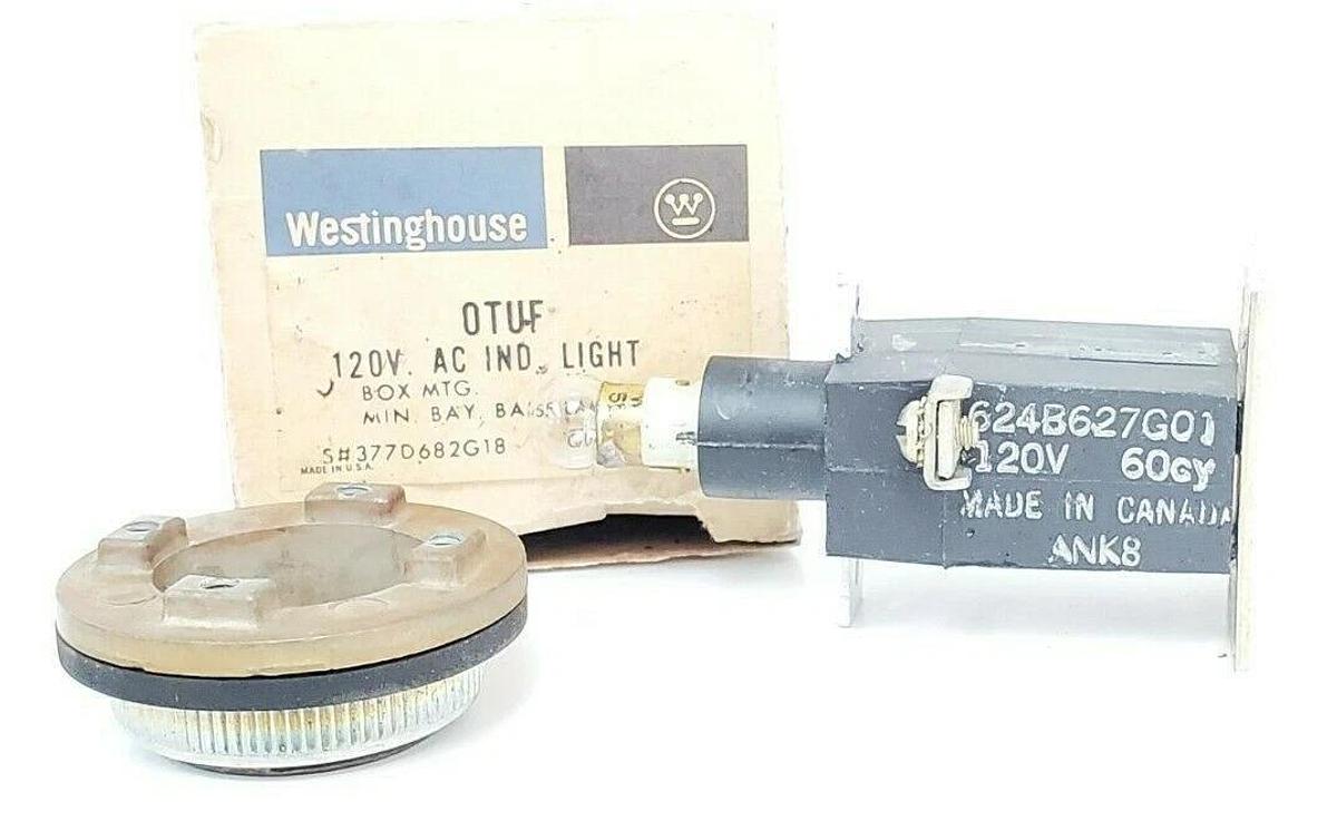 NIB WESTINGHOUSE OTUF 120V. AC IND. LIGHT BOX MTG. MIN. BAY. BASE LAMP