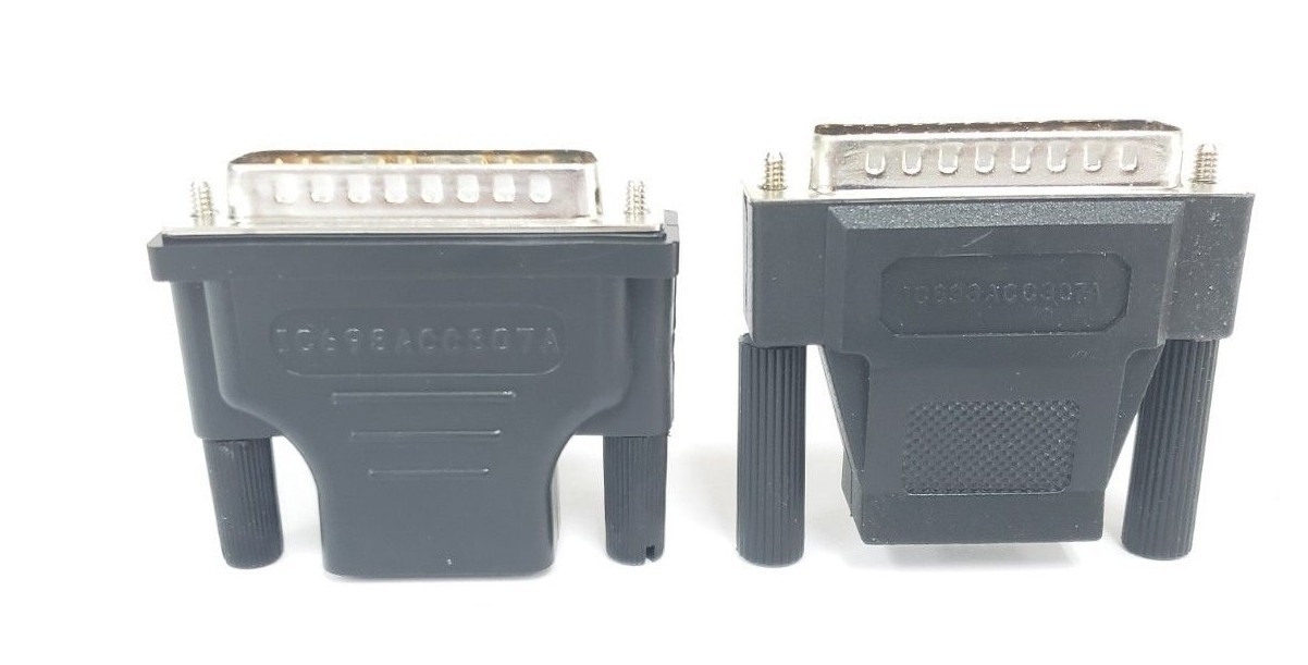Used LOT OF 2 NEW GE FANUC 44A729140-002R01 I/O BUS TERMINATOR PLUGS 44A729140002R01