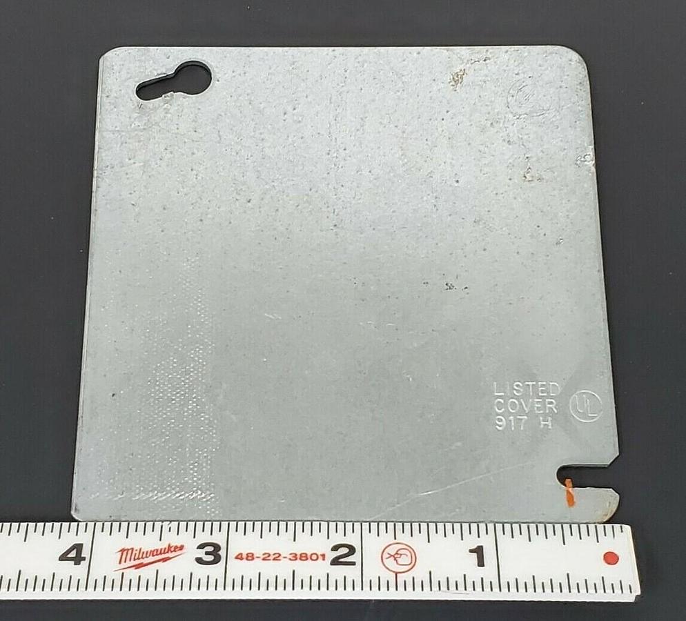 Used LOT OF 13 NEW APPLETON 917 H LISTED COVERS 4-1/4'' X 4-1/4''