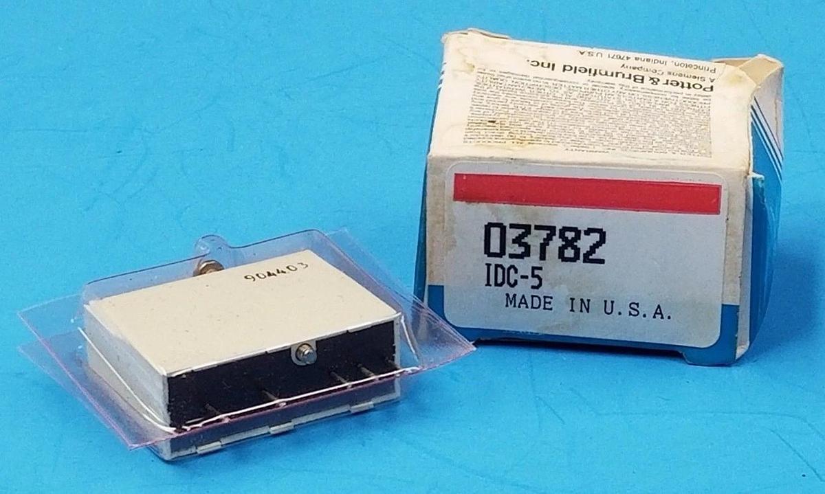 Used NIB POTTER & BRUMFIELD IDC-5 INPUT MODULE 03782, 10-36VDC