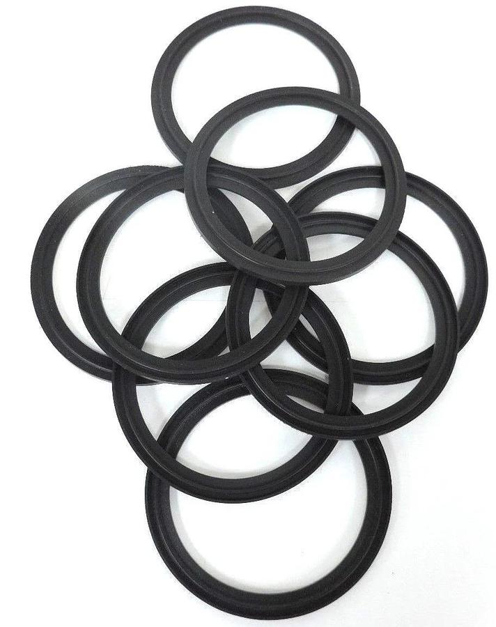 LOT OF 8 NEW A3 0-40MPF-SFY FLANGED CLAMP VITON GASKETS 4"