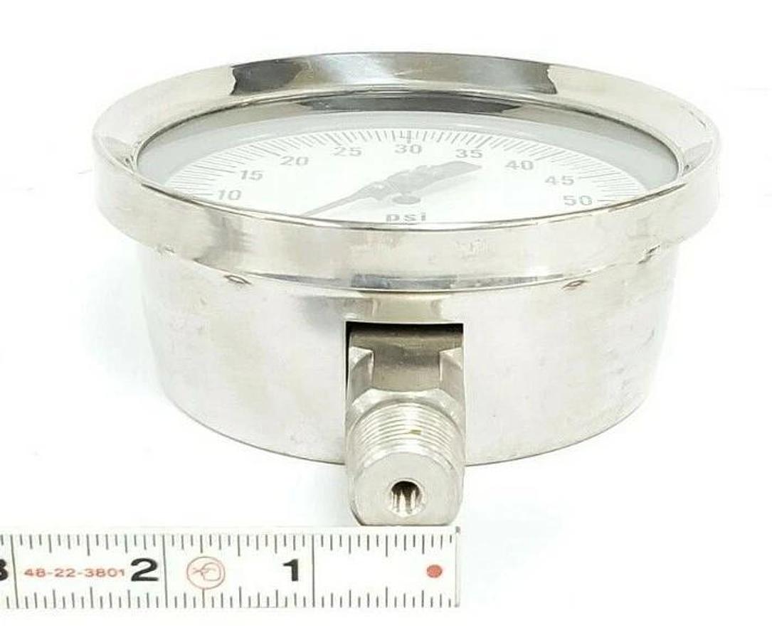 NEW U.S. GAUGE DIAL NO. 33003 SOLFRUNT PRESSURE GAUGE 0-60psi