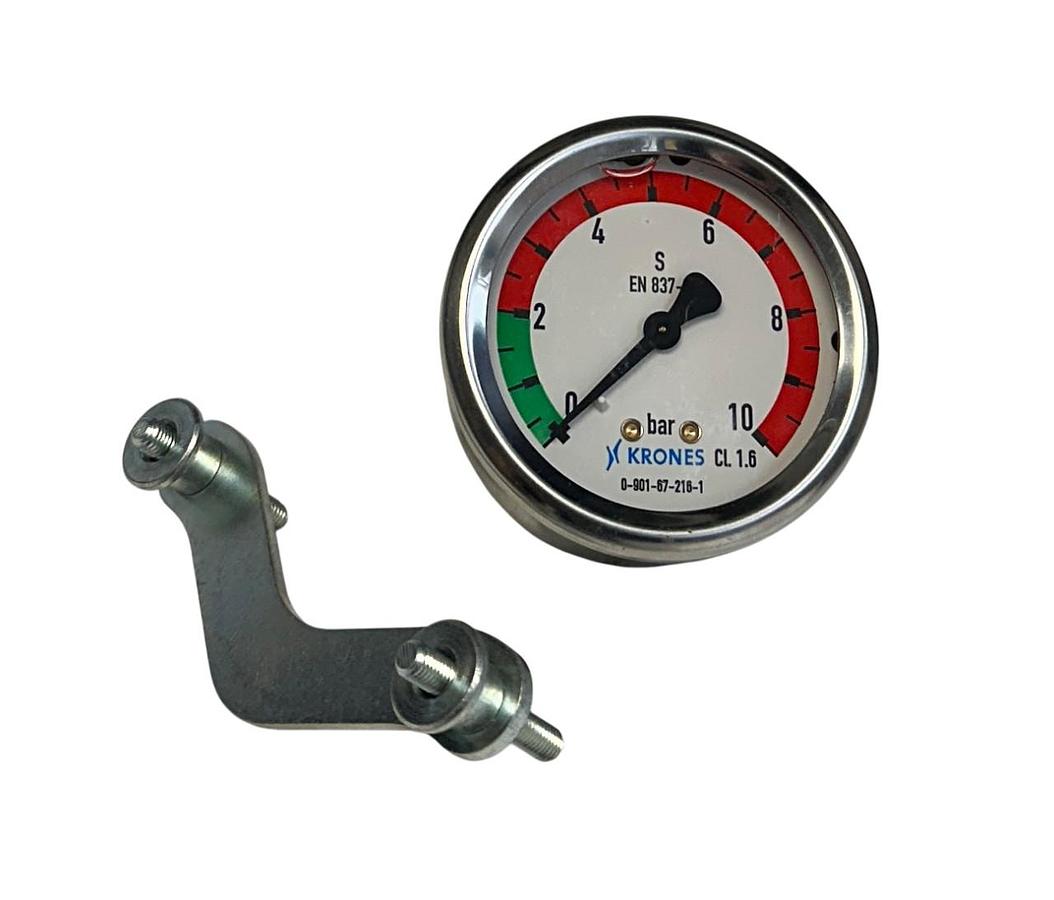 KRONES 0-901-67-216-1 / 0901672161 PRESSURE GAUGE 0-10BAR CL 1.6 OEM NSNP