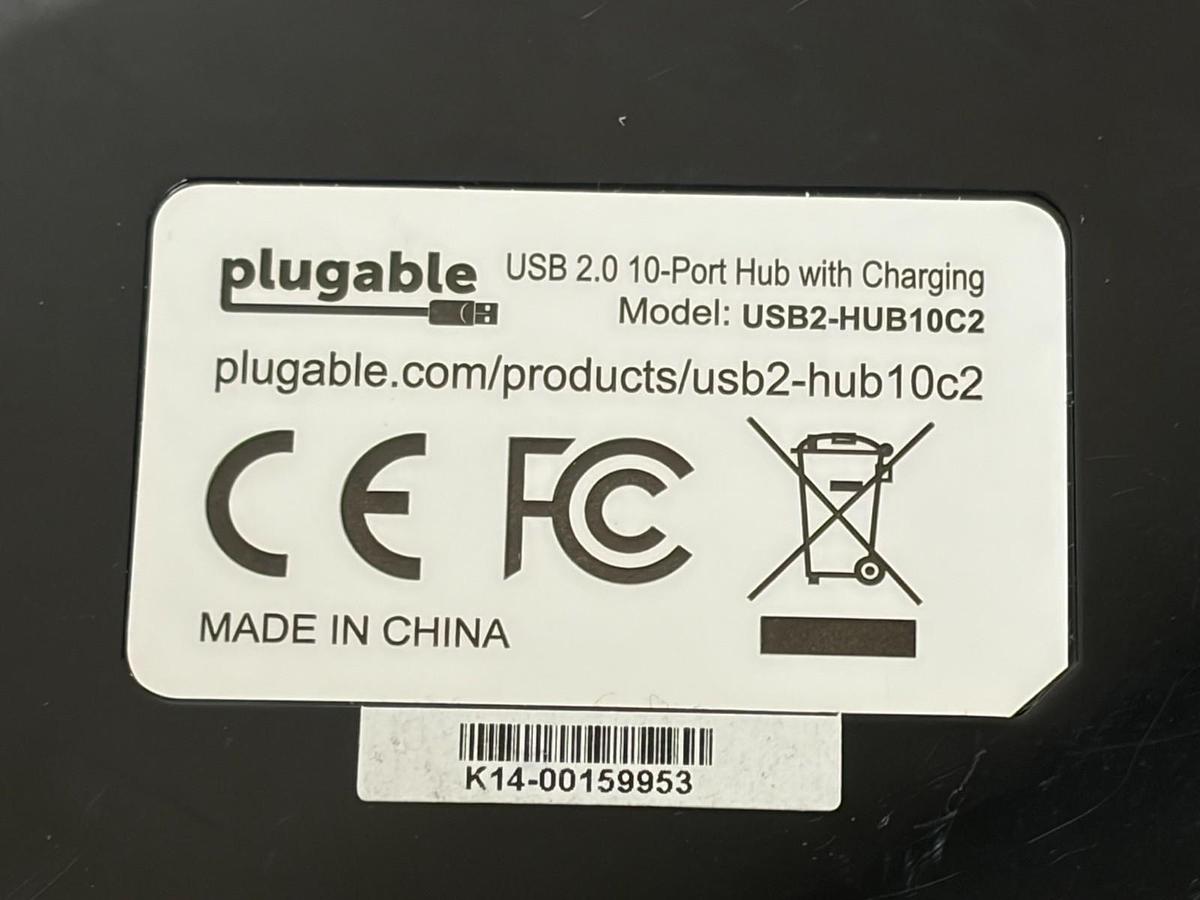 Used Lot of 3 High Capacity USB Hubs Plugable 10-Port Satechi 12-Port Inland 13-Port
