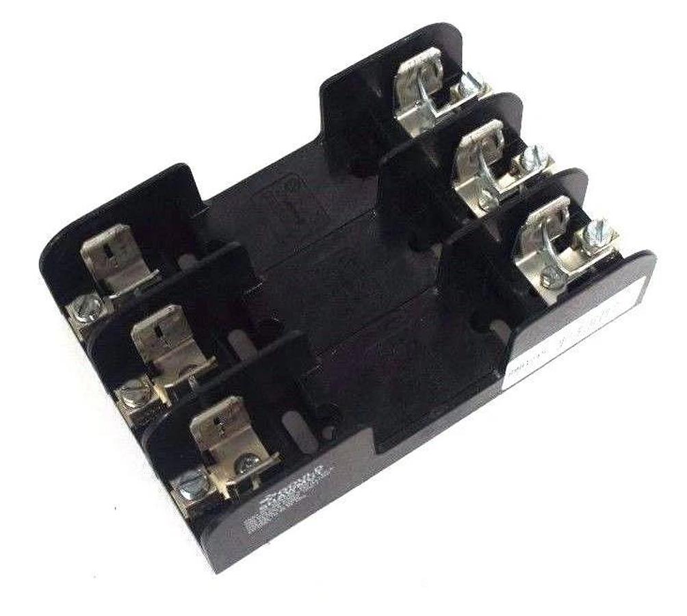 Used LOT OF 4 GOULD SHAWMUT 60658R FUSE BLOCKS 60AMP, 600V
