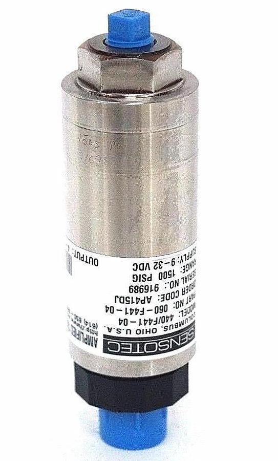 Used NIB SENSOTEC 440/F441-04 PNEUMATIC PRESSURE TRANSDUCER 060-F441-04, 1500PSIG