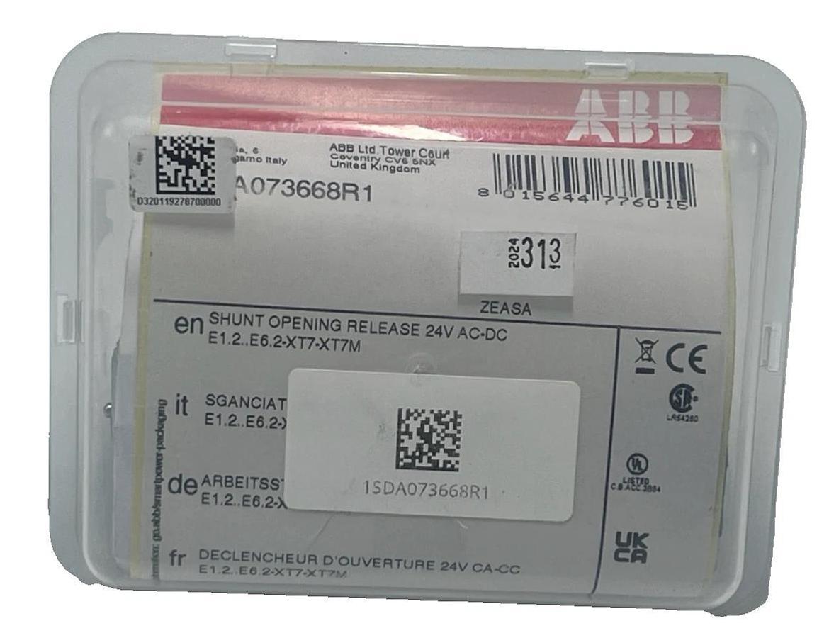 ABB 1SDA073668R1 SACE Emax 2 | Tmax XT Shunt Opening Release YO 24V AC/DC NSMP
