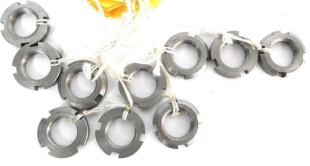 Used LOT OF 10 NEW SKF 031.0463 NUTS METRIC 0310463