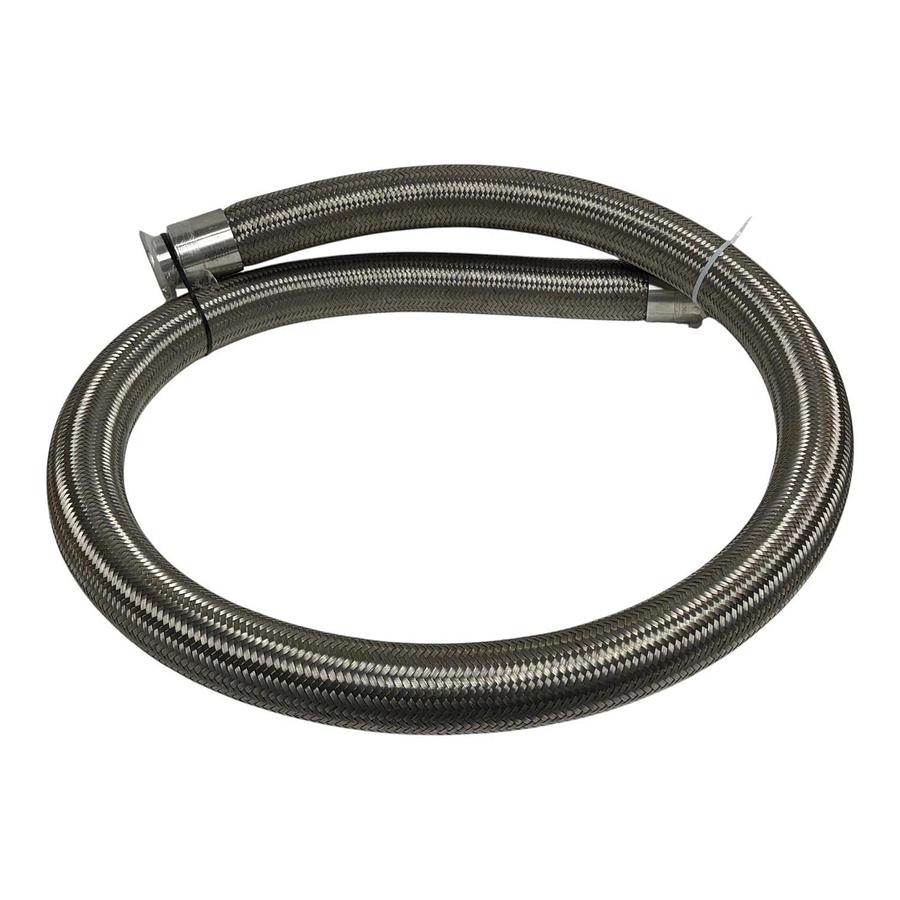Ace Sanitary SealRite 2" ID x 96" Stainless Steel Braided Sanitary Hose TriClamp